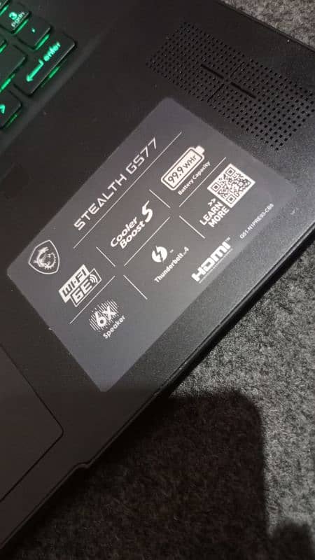 Brand	MSI CPU	Core i9-12900H 1 RAM  32 GB GPU	RTX 6Gb Ssd    2Tb 2