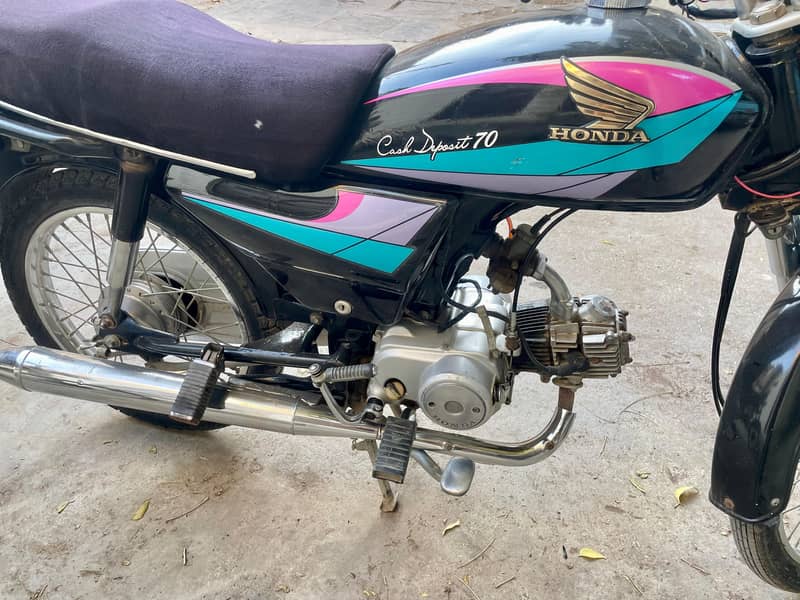 Honda cd 70 2005 new condition engine bilkul yes 1