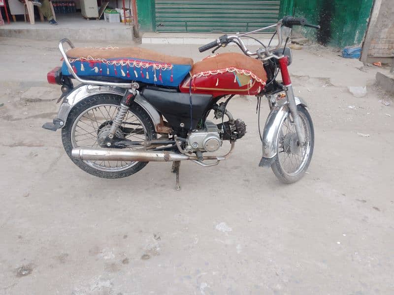 2 70cc bike for sale contact 03120506745 check description 6