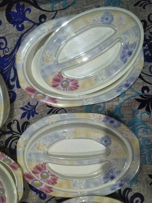 Best size Melamine Plates, Curry dish Rice slightly use 2