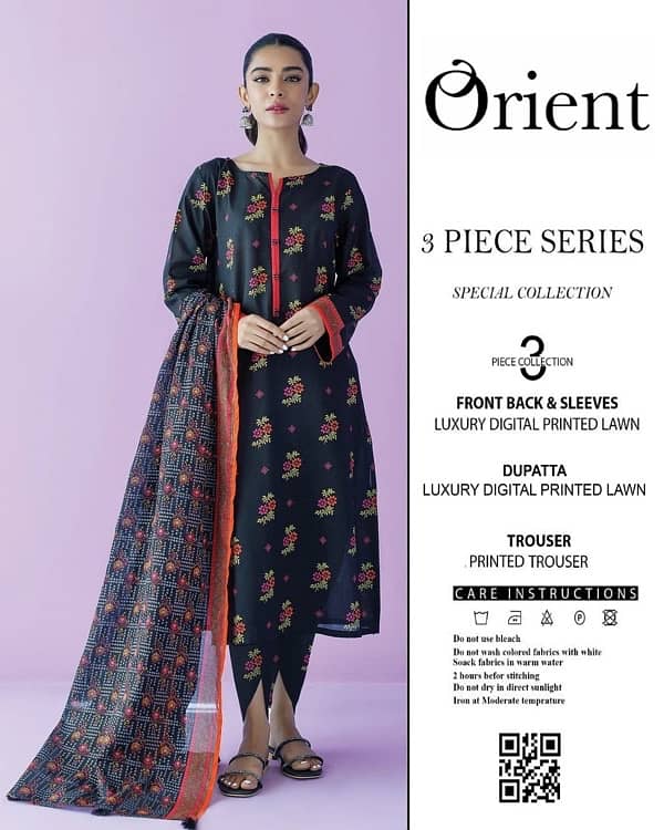 branded 3 piece lawn unstitched suit 5