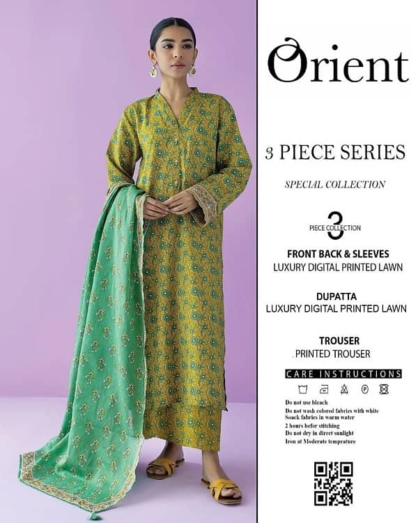 branded 3 piece lawn unstitched suit 6