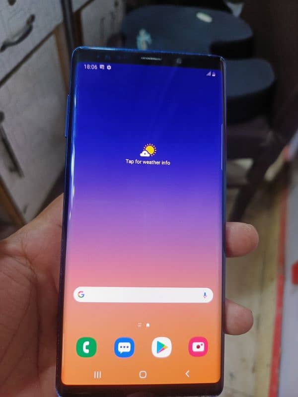 Samsung note 9. PTA 0