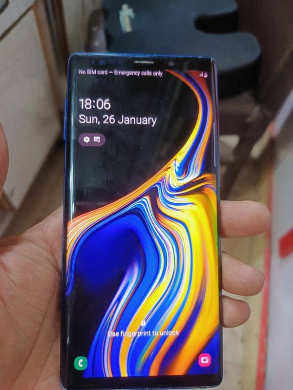 Samsung note 9. PTA 1