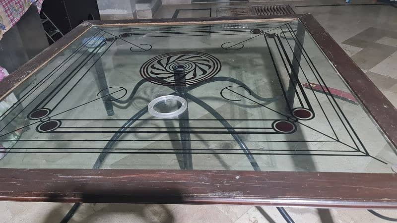 Tempered Glass Carrom 0