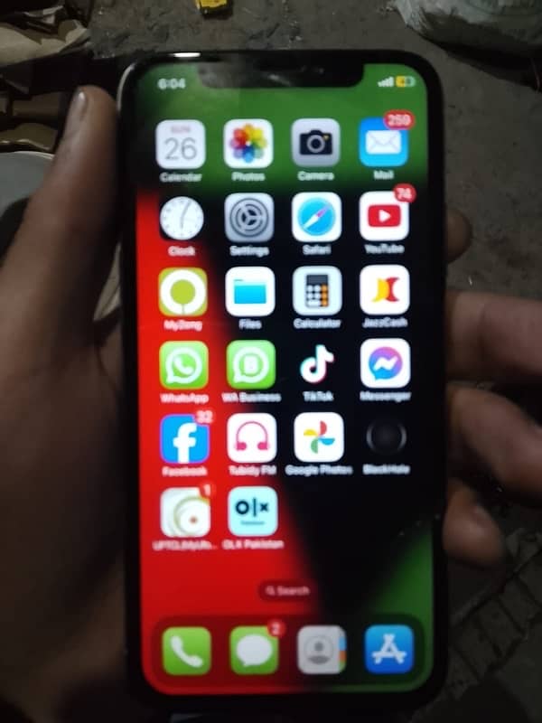 Iphone x official pta with box 0