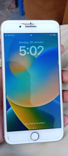 I phone 8 plus  64 gb 10by 9  water pack non pta