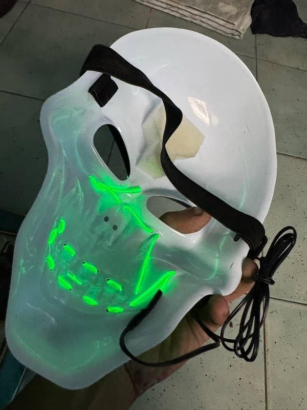 Neon led light glowing mask 1