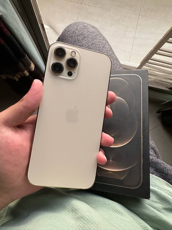 iPhone 12 pro max PTA approved + Box 0