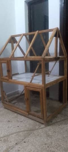 Wooden Cage Double Portion