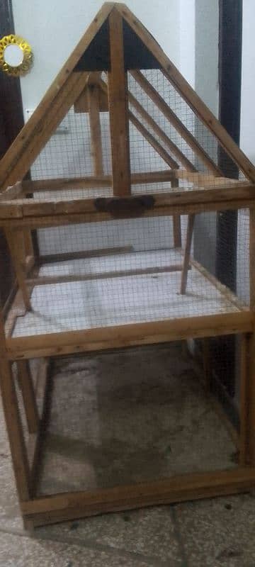 Wooden Cage Double Portion 3