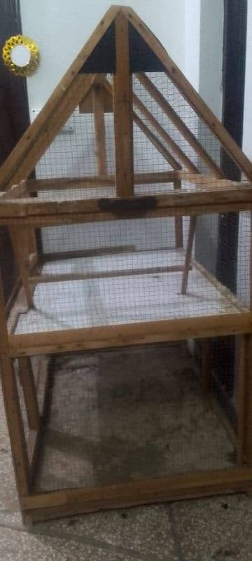 Wooden Cage Double Portion 4