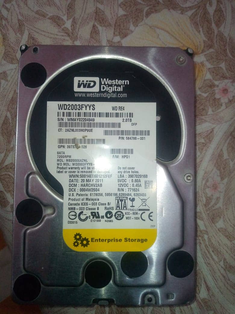 2TB hard disk 1