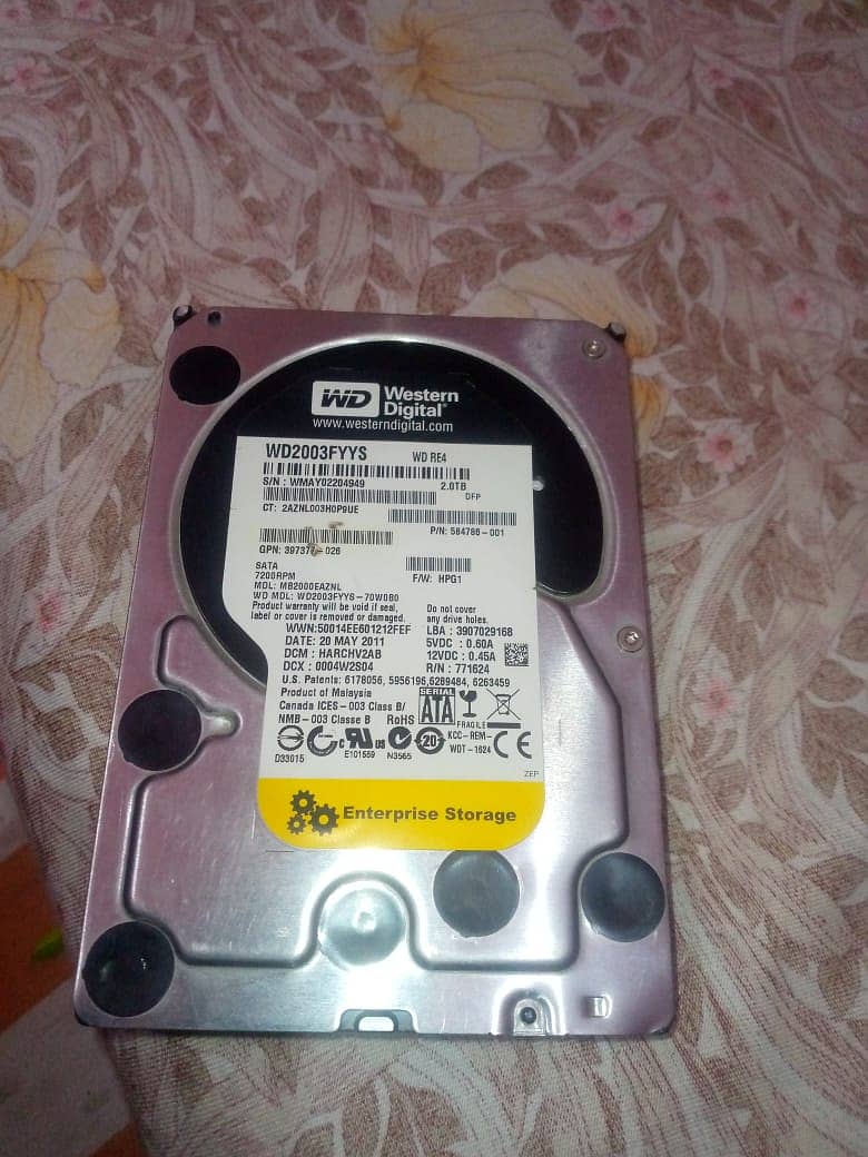 2TB hard disk 2