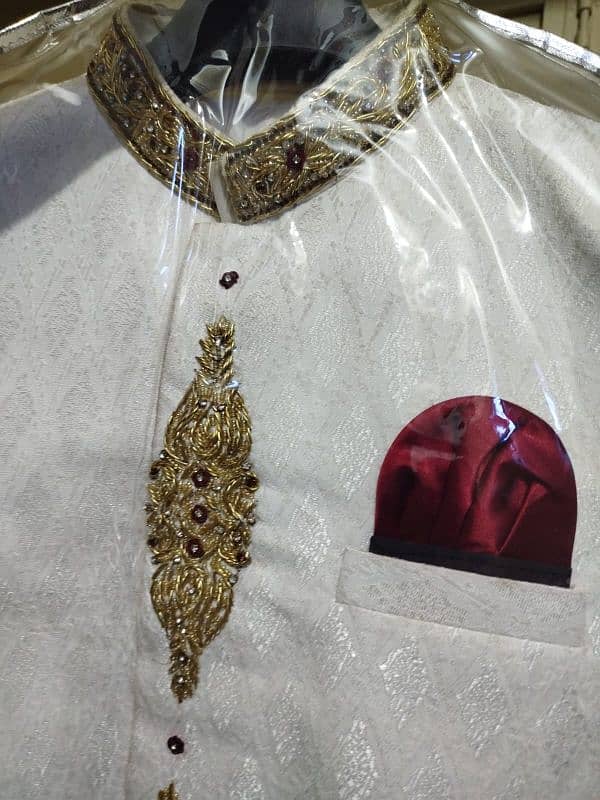 Sherwani and kola an khusa full set 6