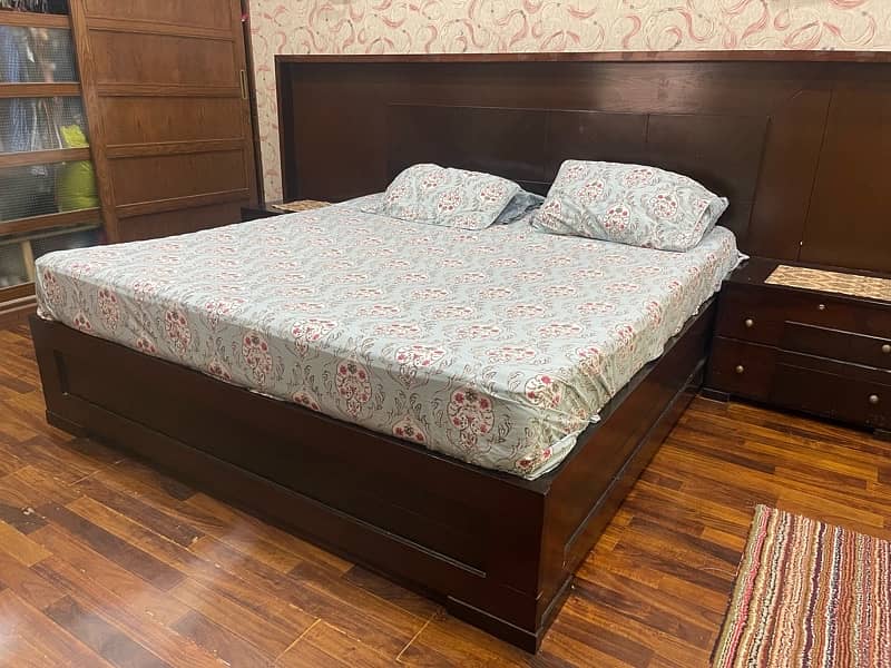 Wooden bed for sale 2