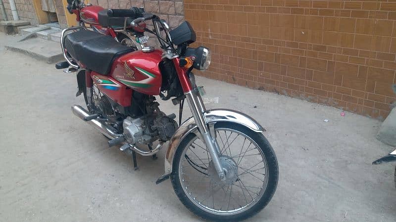 Honda CD 70 2015 for sale in good condition 1