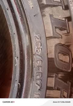 Prado TX Dunlop tyre 9/8 Condition