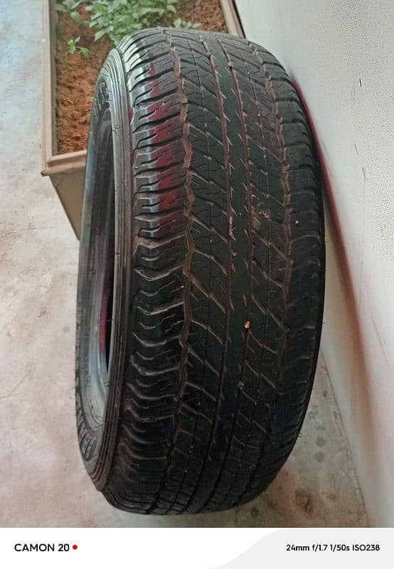 Prado TX Dunlop tyre 9/8 Condition 3