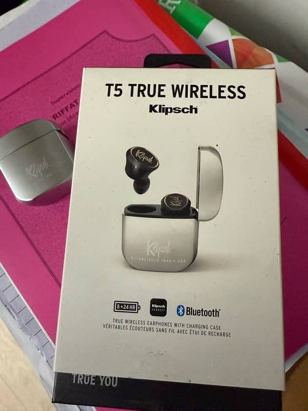 KLIPSCH True wireless T5 wireless earphones 1