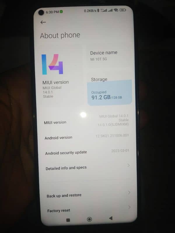 Mi 10T 5G 8/128 For Sale 0