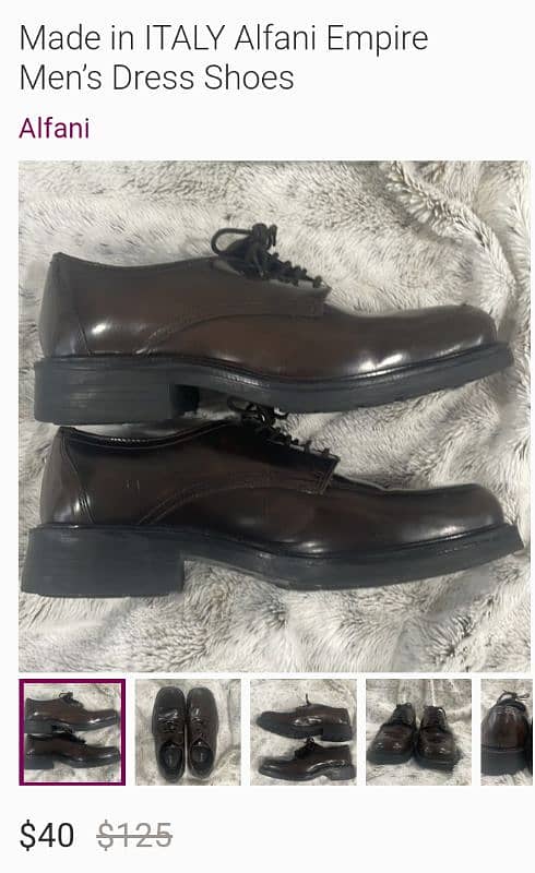 Alfani leather shoes 4