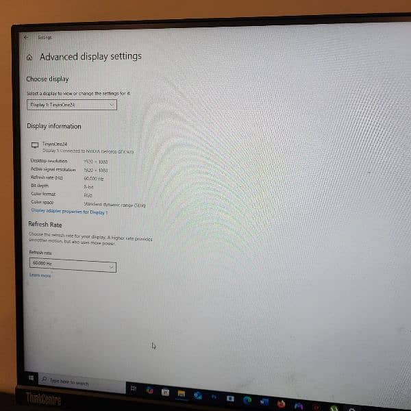 Lenovo Gaming Monitor 60HZ 2