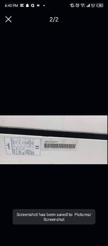 Excellent condition split ac 1 Ton 1