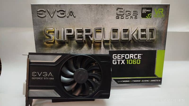 EVGA GTX 1060 3GB SUPERCLOCK edition 0