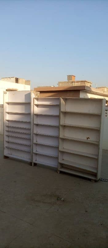 3 racks piece shelves  7 0