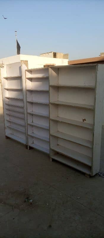 3 racks piece shelves  7 2