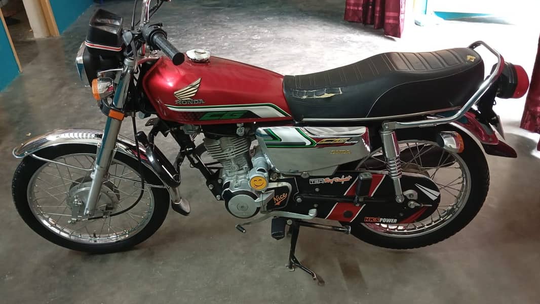 Honda CG 125 Special Edition 2023 4 sale attock no 2