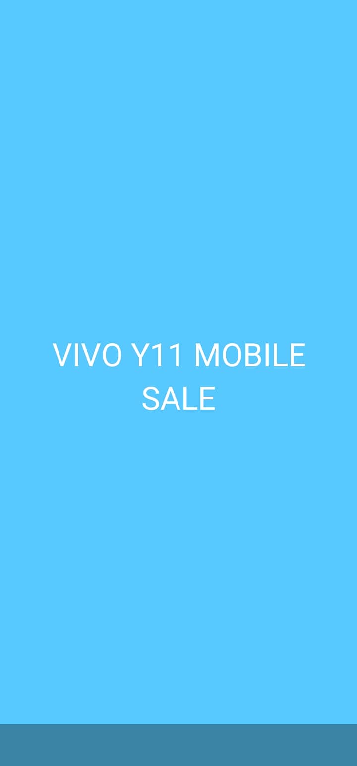 VIVO Y11 MOBILE SALE 0