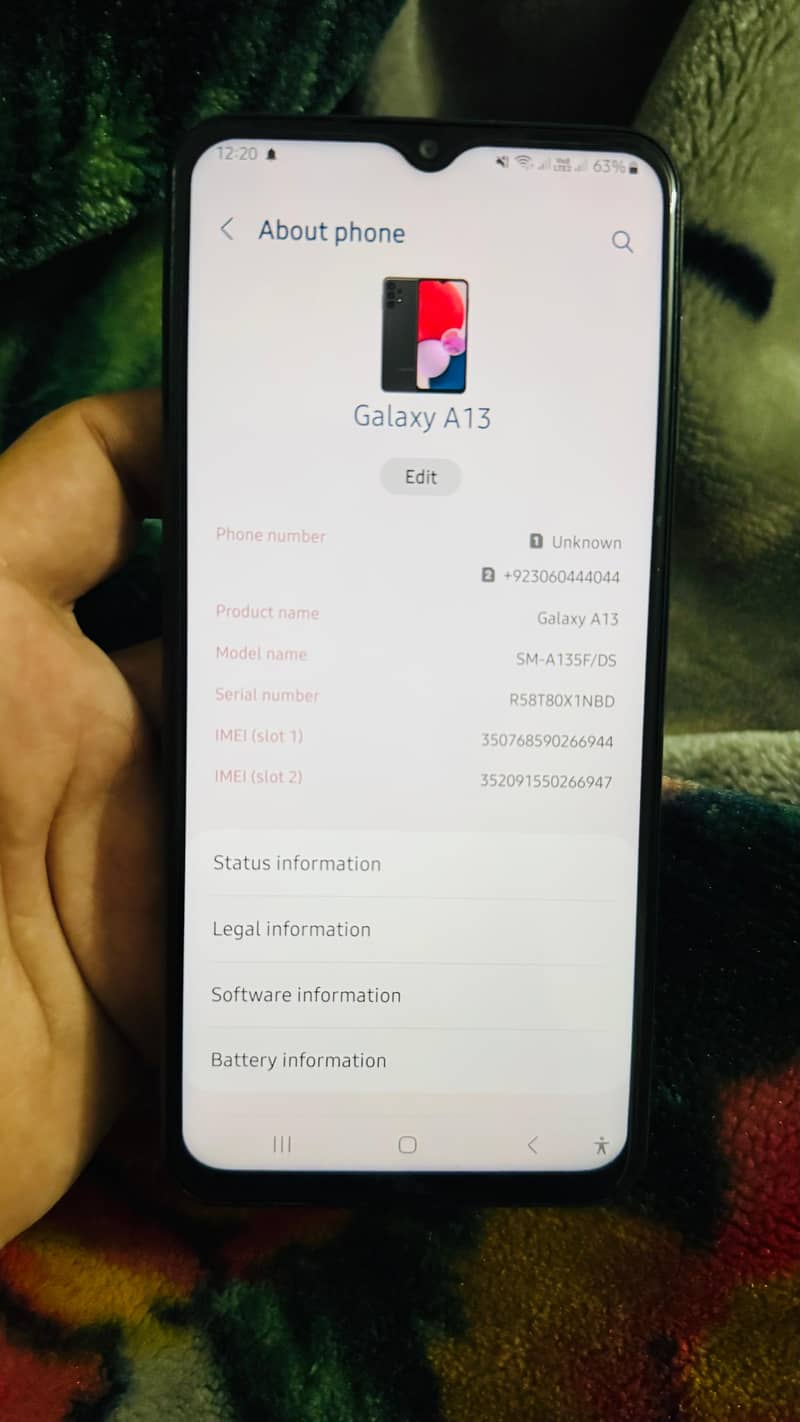 Samsung Mobile A13 3
