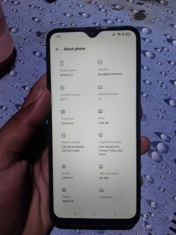 Oppo f11 8 256gb Urgent Sell 8