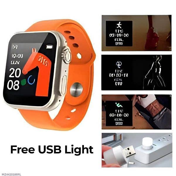 Smart watch bracelet With free mini USB Bulb 2