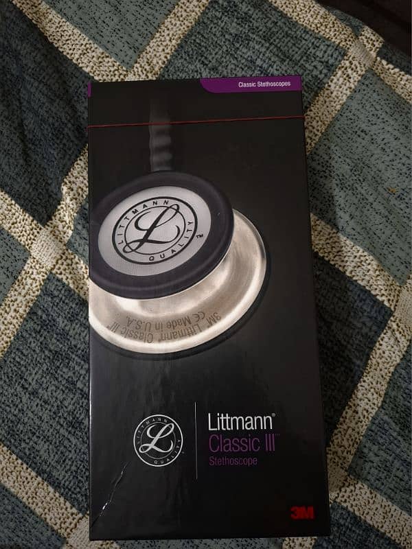 original stethoscope, littmann 3M classic lll 7