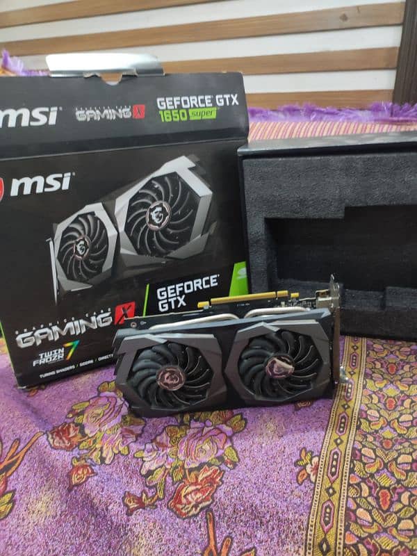 MSI 1650 Super 4GB DDR 6  Graphics Card 1