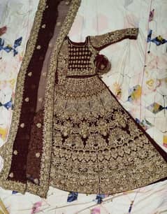 excellent condition bridal sharara urjunt sell good price