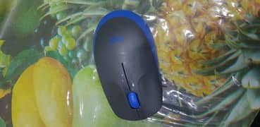 logitech m190 mouse without connector 10/10 condition blue black color