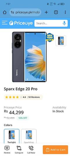 Sparx Edge 20 Pro for Sale.