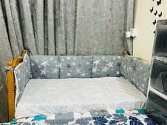 Baby Cot or Crib or bed with durafoam mattress and bed set