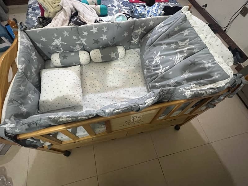 Baby Cot , kids bed , baby crib , wooden cot 4