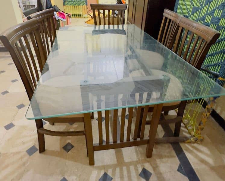 dining/top glass dinner/6 seater dining l. 0