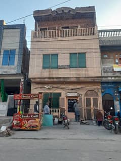 6 Marla commercial 3 STORY building Jinnah park Sheikhupura main location front 24feet back 65 feet Sheikhupura