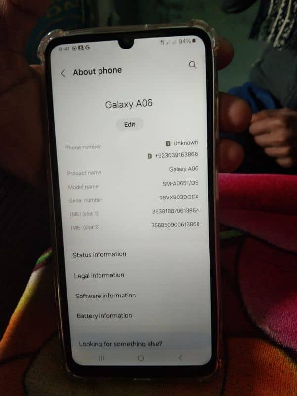 Samsung A06 4/64 Box open 3