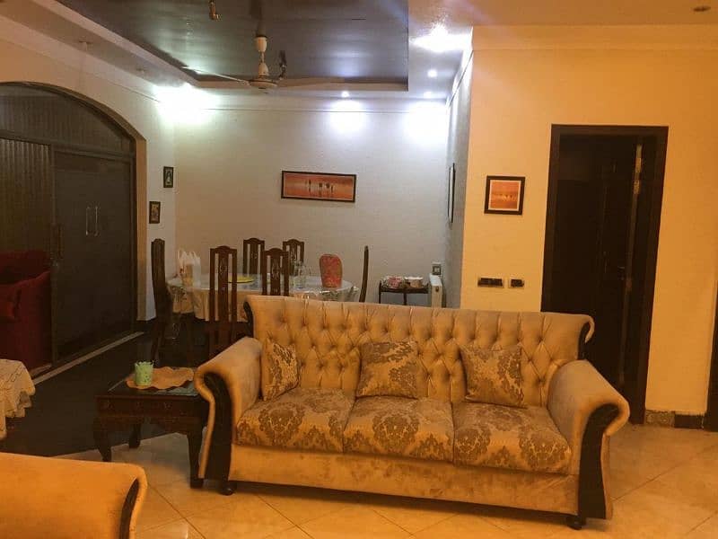 fully furnished ground portion for rent in bahria Town rawalpindi 0