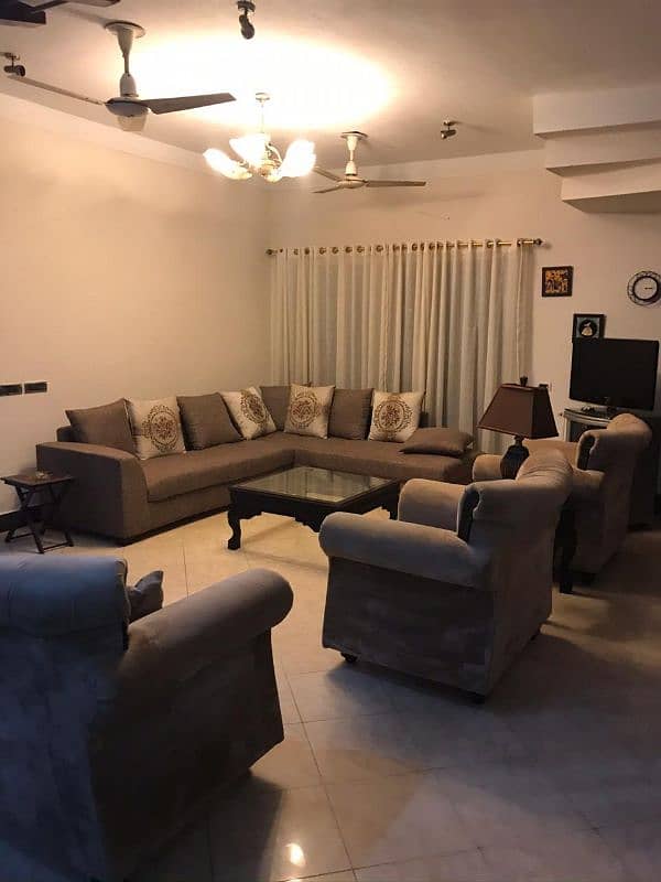 fully furnished ground portion for rent in bahria Town rawalpindi 5