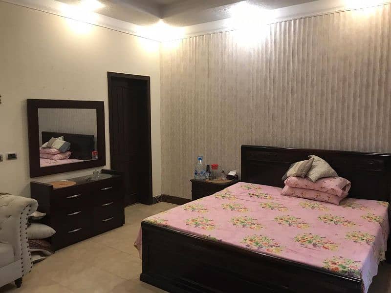 fully furnished ground portion for rent in bahria Town rawalpindi 7