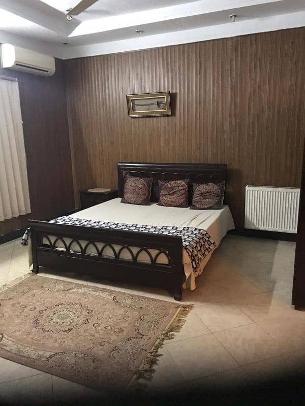 fully furnished ground portion for rent in bahria Town rawalpindi 10